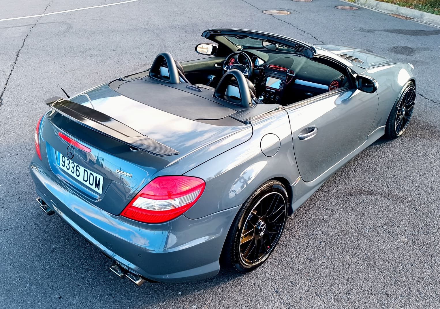 Mercedes-Benz SLK 200 2004 gris mate, procedente de la península
